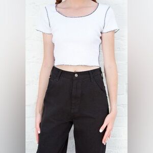 Brandy Melville McKenna Short Sleeve Top